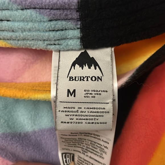Burton Fleece Base Layer NWT - Picture 2 of 2